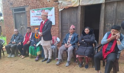 नेपाली कांग्रेस पाल्पा द्वारा सहिद परिवारलाई सम्मान