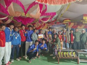 वडा स्तरीय पुरुष भलिबलको उपाधि हरिनास–६  स्याङ्जालाई